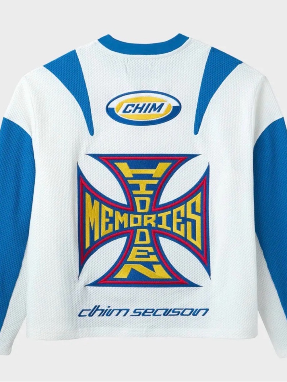 HMDDLA x Hidden Season Moteaux Complexcon Jersey Blue and White